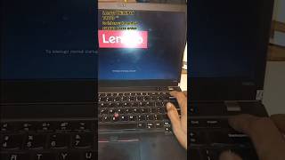 Lenovo Thinkpad T480s  to interrupt normal startup press enter [upl. by Williamson]