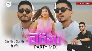 Marina  මරීනා   Sarith amp Surith ftKVN  Official Music Video  Party Mix [upl. by Arracat]