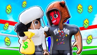 ROBLOX SHADOW BOXING WITH A 5 YEAR OLD FOR 5000 ROBUX [upl. by Ahsito]