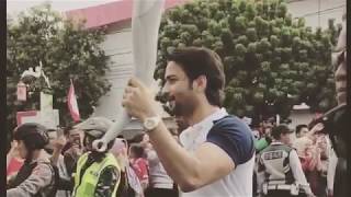 Shaheer Sheikh  Asian Games 2018  Torch Relay 2018  Shaheer Sheikh Official [upl. by Pizor]