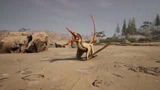 Path of Titans  New flying reptile  rhamphorhynchus showcase [upl. by Najtsirk]