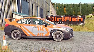 DiRT 4 Training Rally School and First Race Subaru WRX STi Rally Car Gameplay [upl. by Elleivad]