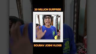 20M SURPRISE 😎 youtubeshorts souravjoshivlogs funny 20m shorts [upl. by Schaumberger727]