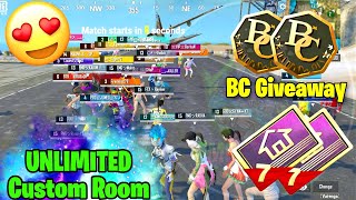 PUBG LITE CUSTOM ROOM BC GIVEAWAY 😍  PUBG MOBILE LITE LIVE  FMG GAMING [upl. by Idnyl]