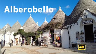 Alberobello Italy Walking Tour  4K [upl. by Lenneuq]