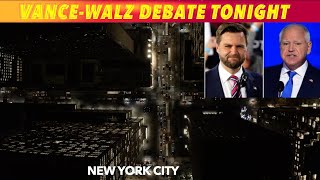 VanceWalz Debate In New York City Tonight [upl. by Carpio]