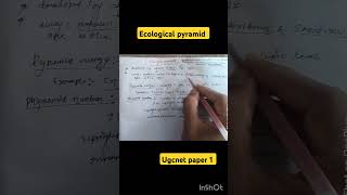 Ecological pyramidshortvideo shortviral shortfeed ugcnetnetjrfpaper1reelsnetpreparation [upl. by Yreva50]