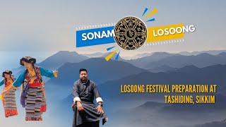 Losoong festival preparation at Tashiding Sikkim [upl. by Sisely]