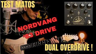 Test Nordvang 83 Drive dual overdrive  Klon  Bluesbreaker [upl. by Etra855]