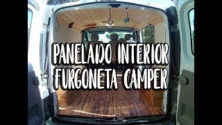 10 Cómo Panelar Interior Furgoneta Camper  Al Son de mi Furgón [upl. by Ellemac]