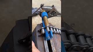 Hardware Chain Tightener Motorcycle Chain Adjustment Method Sharing [upl. by Orling]