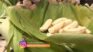 Preparation of Baganda staple FOOD Matooke [upl. by Nemraciram]