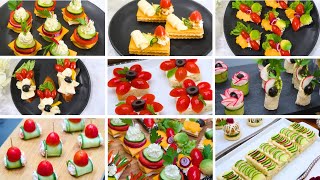 10 Appetizers Canapés and Starters for Christmas [upl. by Naitsihc]