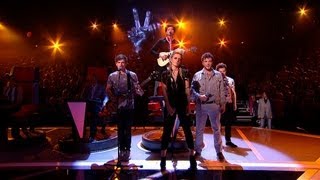 Danny and his team perform Somebody That I Used To Know  The Voice UK  Live Show 4  BBC [upl. by Rivi]