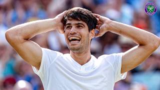 Carlos Alcarazs instant reaction  Winning Wimbledon again [upl. by Andromeda]