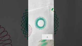 Spirograph ruler design ASMR Satisfying spirograph shorts [upl. by Cirda]