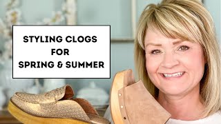 Styling Clogs For Spring and Summer  Summer Style Over 40 [upl. by Acirretahs32]