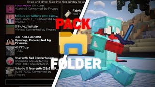 The BEST 19 Pack Folder40 Converted Packs [upl. by Urbai]