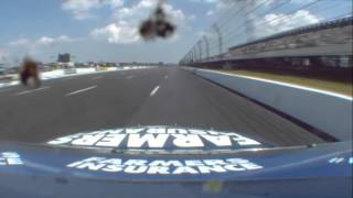 Kasey Kahne onboard Pocono June 2012 pt1 [upl. by Yenalem277]