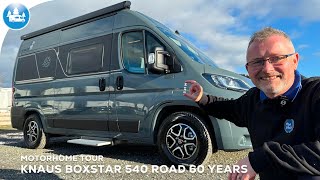 Motorhome Tour Knaus Boxstar 540 Road 60 Years  Luxury German Quality in a 541m Van Conversion [upl. by Jakob440]