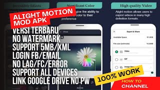 Alight Motion Mod Terbaru 2024  Mod Versi 50262  Ada Fitur Template dan Support All Preset [upl. by Alford954]