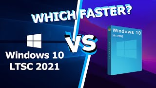 New Windows 10 LTSC 2021 VS Home 21h2 Review how to install tests [upl. by Nani]