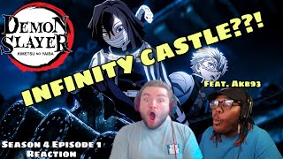 INFINITY CASTLE CONTENT TRAIN THE DEMON MARK  DEMON SLAYER S4 EP1 REACTION feat Akb93 [upl. by Missi753]