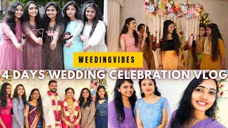 4 days wedding celebration vlog trending weddingdress weddingvlog [upl. by Gierk]