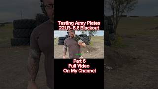 Part 6 Putting the US Armys Level IV Body Armor To The Test Review Bulletproof or Bust shorts [upl. by Adnovahs]