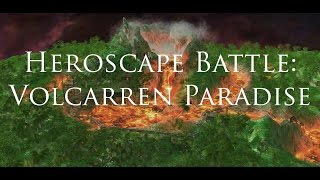 Heroscape Battle Volcarren Paradise [upl. by Aronek974]