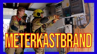 Meterkast brand  VOLUNTEERS DUTCH FIREFIGHTERS [upl. by Aroel821]