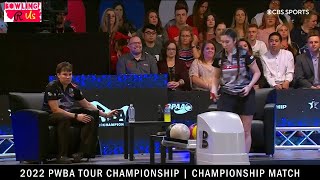 2022 PWBA Tour Championship  Final Match Stephanie Zavala vs Shannon Pluhowski [upl. by Ateerys]