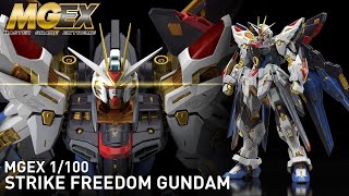 MGEX 1100 STRIKE FREEDOM GUNDAM LONG PV [upl. by Novello]