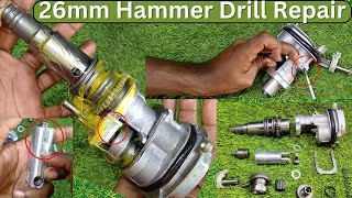 2 26mm hammer drill hammering side fitting  26mm hammer drill repair  hammer drill repair [upl. by Ardnola925]