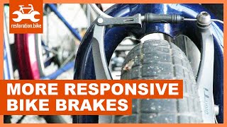 How to make your bike brakes more responsive [upl. by Dardani]