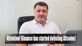 BINANCE IS DELISTING ALTCOINS YOUR MONEY IS IN DANGER [upl. by Freida]