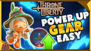 Throne And Liberty How To Level Up Weapons And Armor  Upgrading amp Transfer Gear Power Guide [upl. by Dugan]