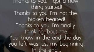 Kelly Clarkson  Stronger Lyrics HQ  HD [upl. by Atnicaj]