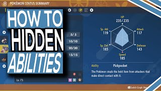 How To Get Hidden Abilities In Pokemon Scarlet amp Violet [upl. by Nare]