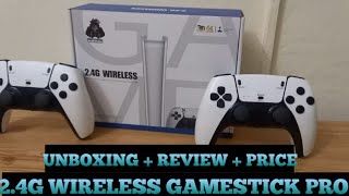 WORLD CHEAPEST GAMING CONSOLE IN PAKISTAN  24G WIRELESS GAMESTICK CONTROLLER UNBOXING AND REVIEW [upl. by Ruyam]