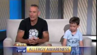 Anthony Field the Blue Wiggle discusses Food Allergies [upl. by Maximilien585]