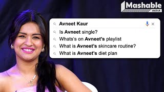 Avneet Kaur Answers Most Googled Questions  Mashable India [upl. by Rozamond872]