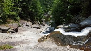 Gragg Prong Falls and Lost Cove Creek  Pisgah National Forest NC [upl. by Crispin]