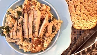 Cooking Wild Turkey quotWild Turkey and Pheasant Back Mushroom Risottoquot [upl. by Yadrahs969]