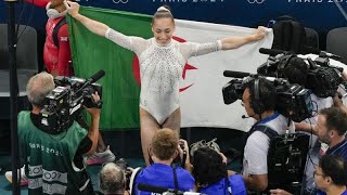 Kaylia Nemour shines as Algerias first Olympic gold in gymnastics [upl. by Oecam124]