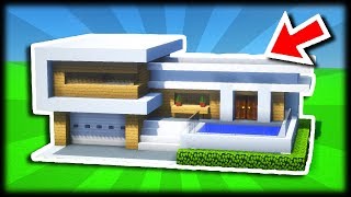 COMMENT CONSTRUIRE UNE MAISON MODERNE  🏠🏠 Tuto Build Minecraft [upl. by Metzgar]