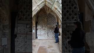 Oldest castle door in Europe Chepstow Castle Wales [upl. by Vasily]