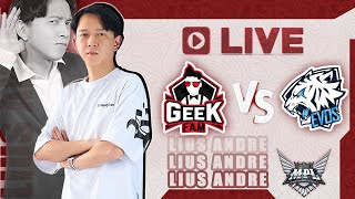 GEEK VS EVOS RESTREAM MPLID SEASON 13 WITH KO LIUS [upl. by Nitram94]