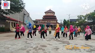 Gethuk Cinta line danceChoreo by Miske F PaduliDemo by SKI line dance [upl. by Say535]