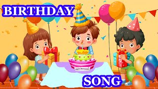 Birthday song  Kids amp Nursery Rhymes  Sing Along Song  Animated [upl. by June]